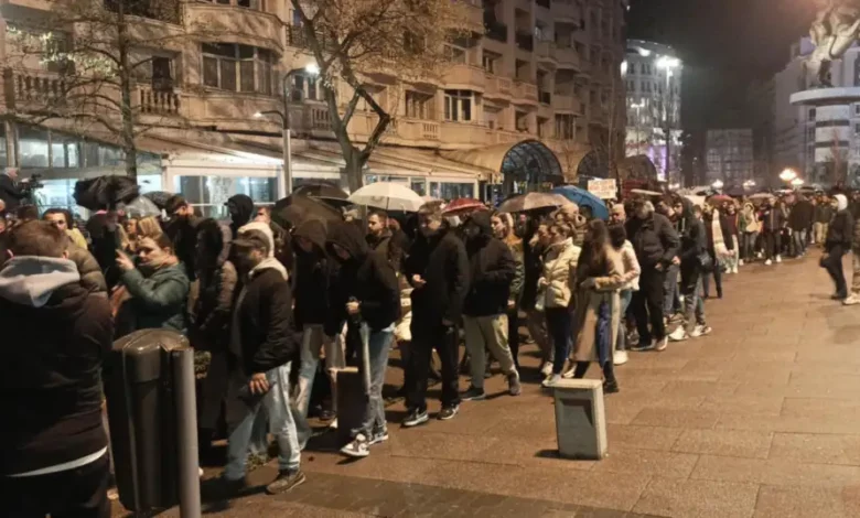 Shkup  marsh protestues për tragjedinë në Koçan