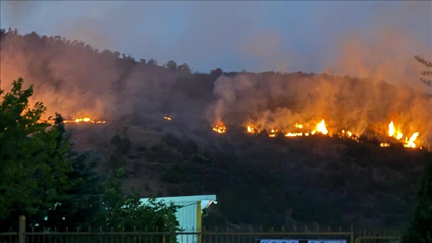 Gjashtë vatra zjarri aktive në Maqedoninë e Veriut