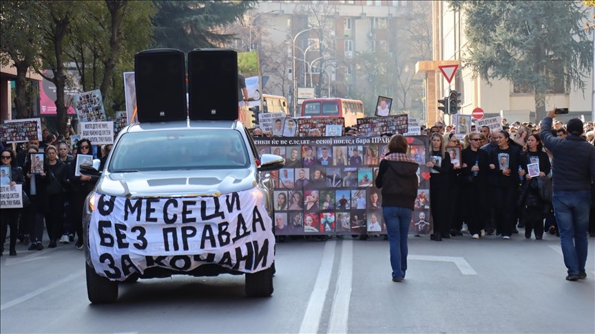 Protesta në Shkup  kërkohet drejtësi për 63 viktimat nga zjarri në Koçan