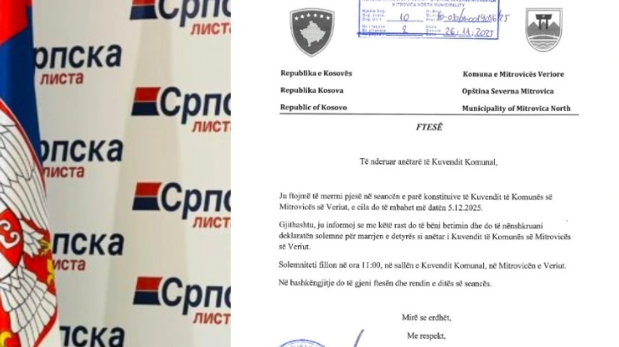 Tërhiqet Lista Serbe  ftesa për mbledhje në Mitrovicë të Veriut tash me emrin  Republika e Kosovës 