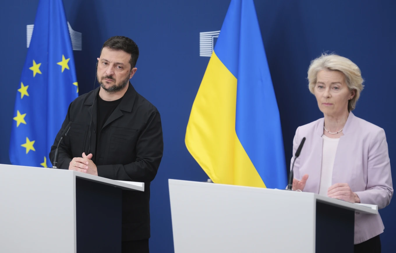 Zelensky kërkon hyrjen e Ukrainës në BE më 2027  von der Leyen nuk ia konfirmon