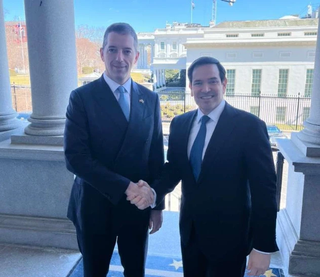 Gjuriqi takohet me Rubion  përmend forcimin e marrëdhënieve Serbi SHBA