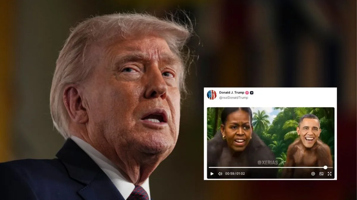 Video raciste ndaj çiftit Obama në llogarinë e presidentit Trump  shpërthejnë reagimet