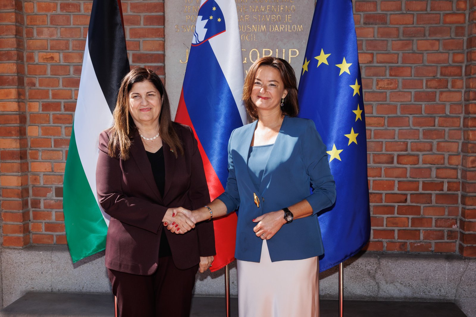 Fajon me ministren palestineze Shahin  Sllovenia do të vazhdojë mbështetjen për Palestinën