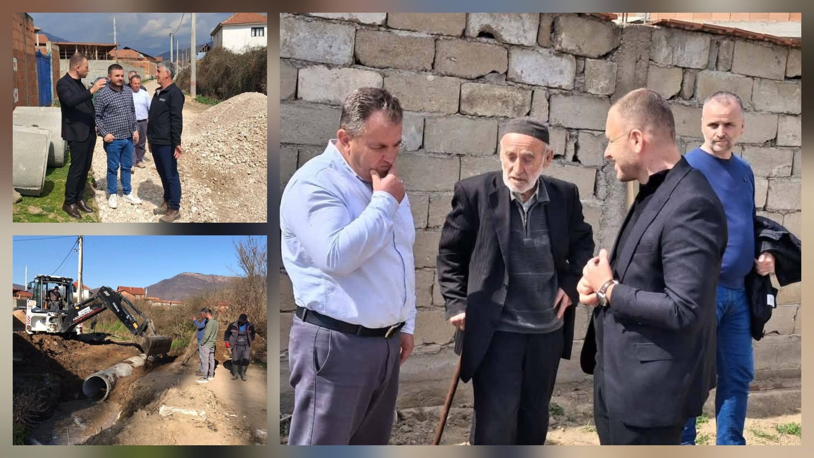 Kryetari i Komunës së Dollnenit  Blerim Islami  nis ndërtimin e rrugës që lidh dy anët e fshatit Cërnilishtë