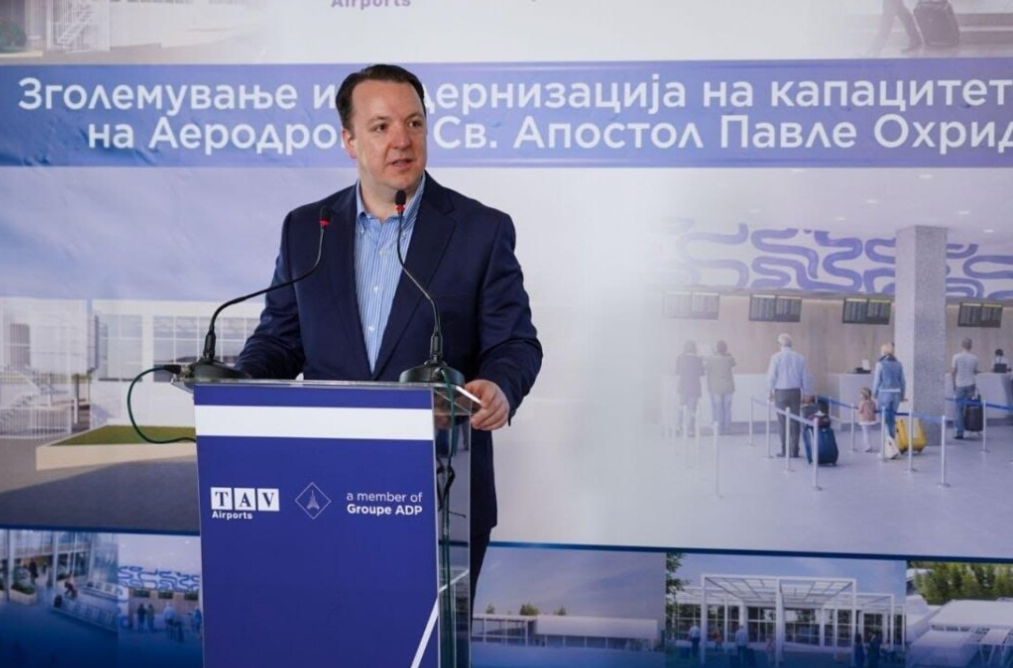 Nikolloski  Aeroporti i Ohrit me kapacitete të reja për më shumë pasagjerë