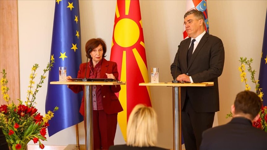 Siljanovska Davkova pas takimit me homologun kroat  Nuk ka vend për standarde të dyfishta në procesin eurointegrues