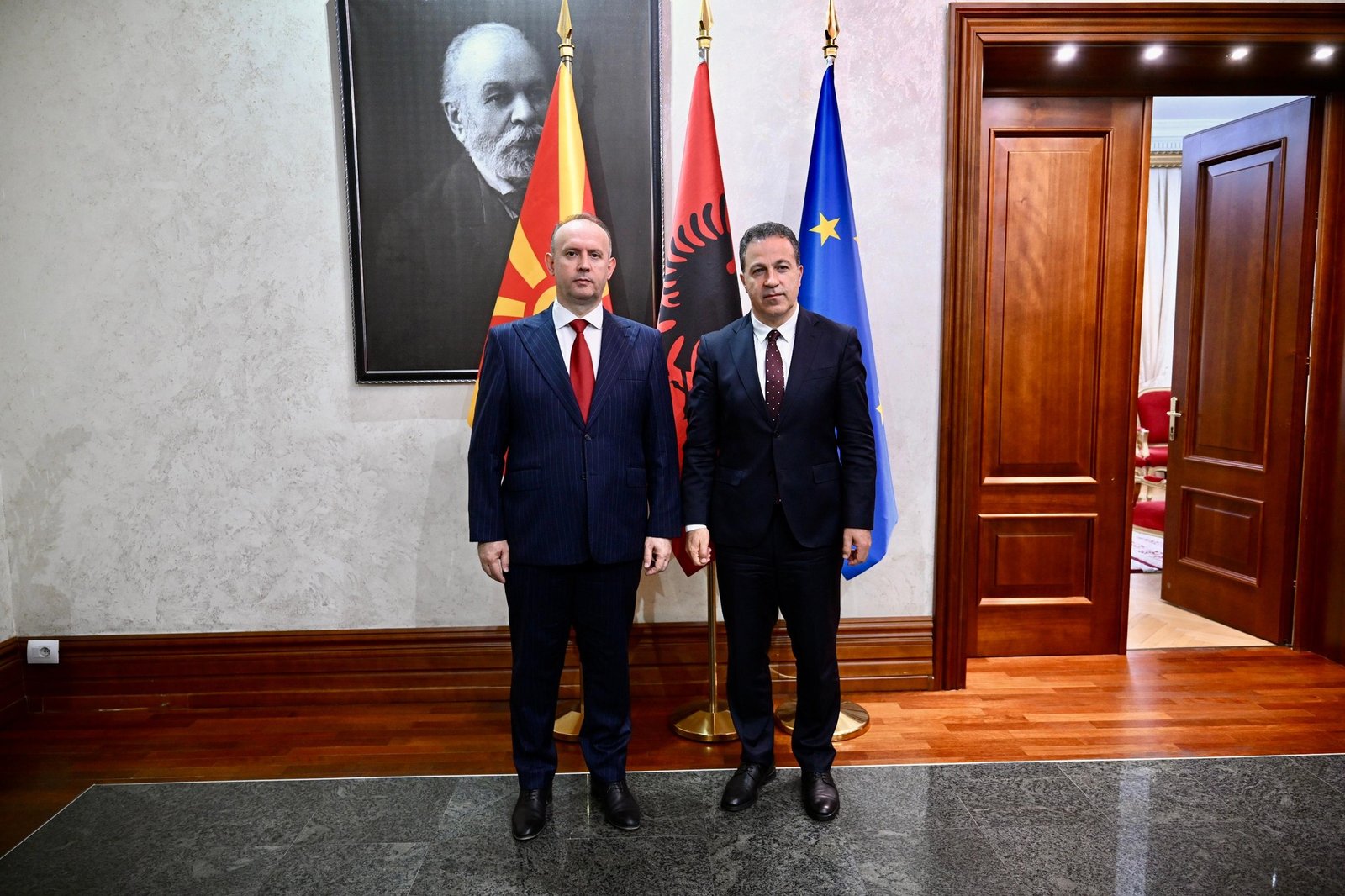 Afrim Gashi dhe Niko Peleshi takohen në Tiranë  Fokus  integrimi evropian dhe bashkëpunimi ndërparlamentar