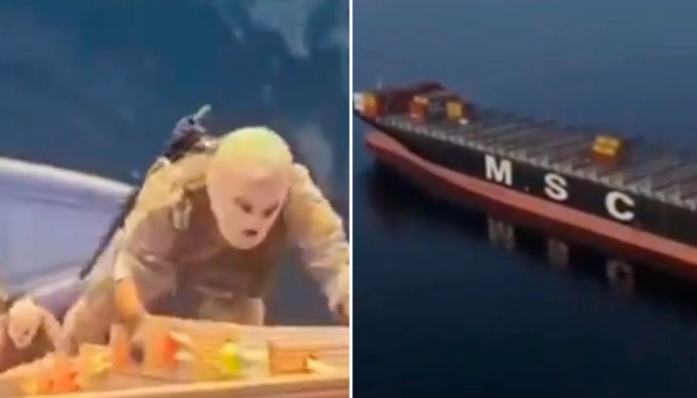  VIDEO  Irani publikon pamjet e bastisjes së anije greke në Ngushticën e Hormuzit