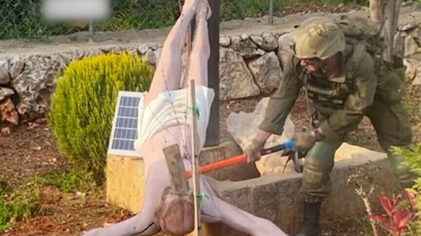 Vandalizmi i statujës së Jezusit nga ushtari izraelit  nuk është i papritur 