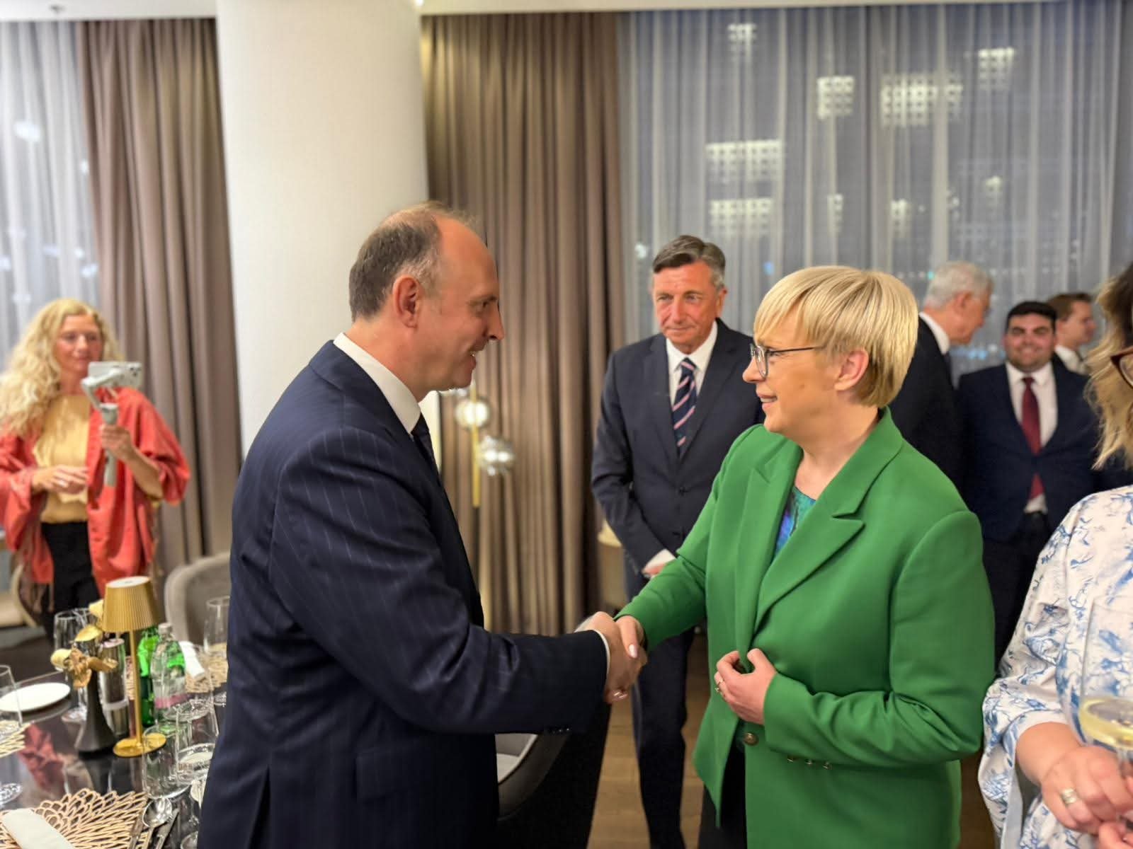 Afrim Gashi merr pjesë në pritjen zyrtare në Lubjanë për Takimin e Miqve të Ballkanit Perëndimor