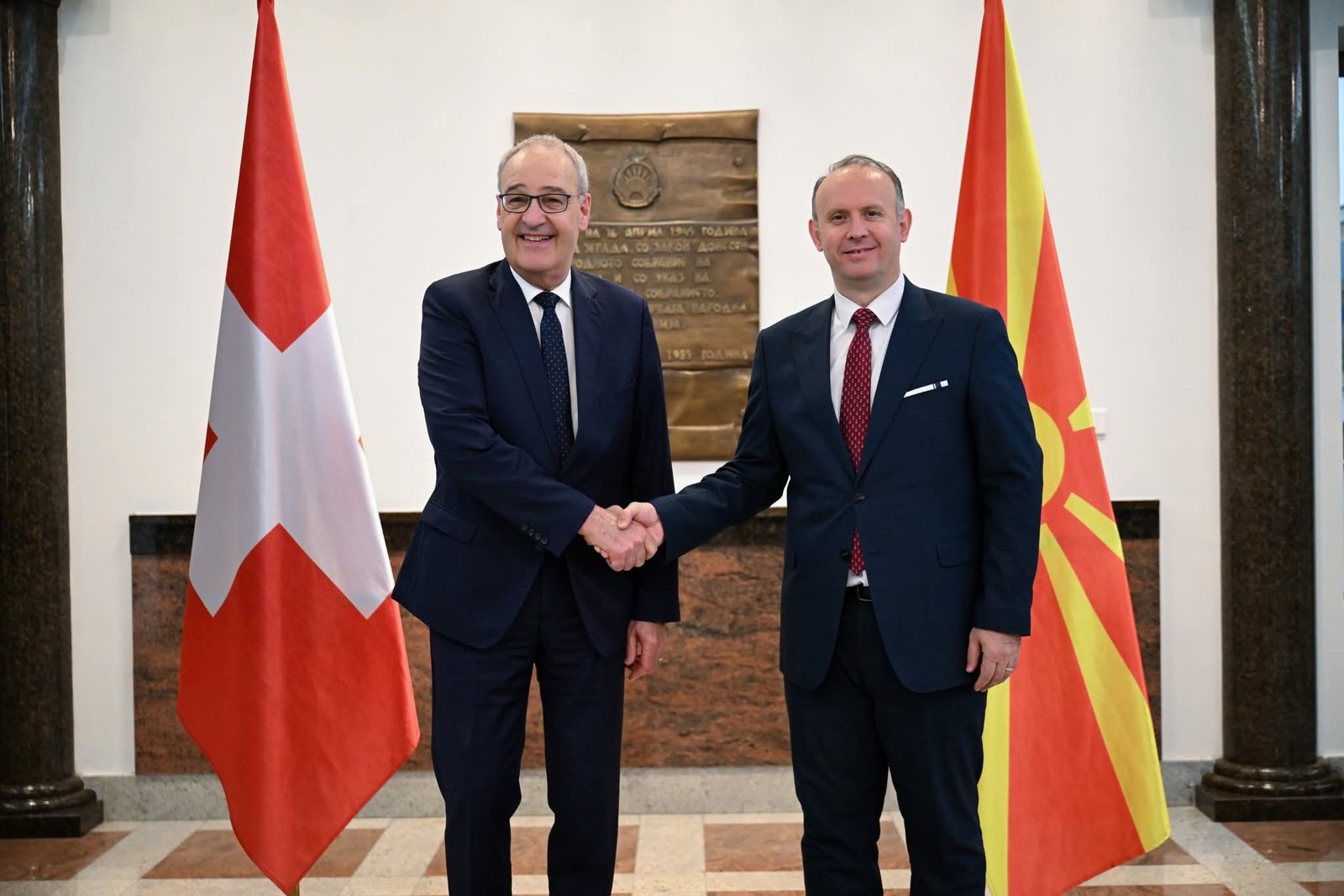 Gashi pret Parmelin in në Shkup  Konfirmohet partneriteti i qëndrueshëm me Zvicrën