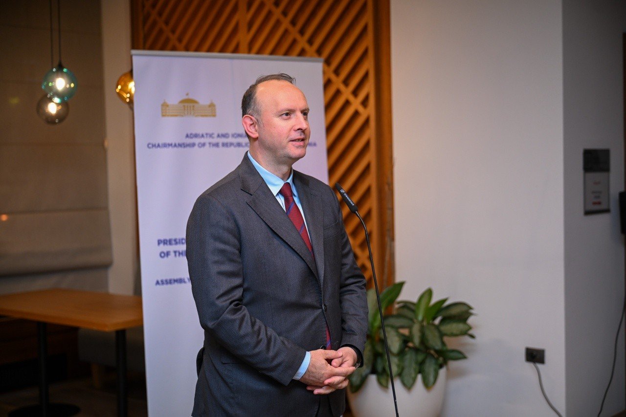 Afrim Gashi organizon pritje për delegacionet e Nismës Adriatiko Joniane në Shkup