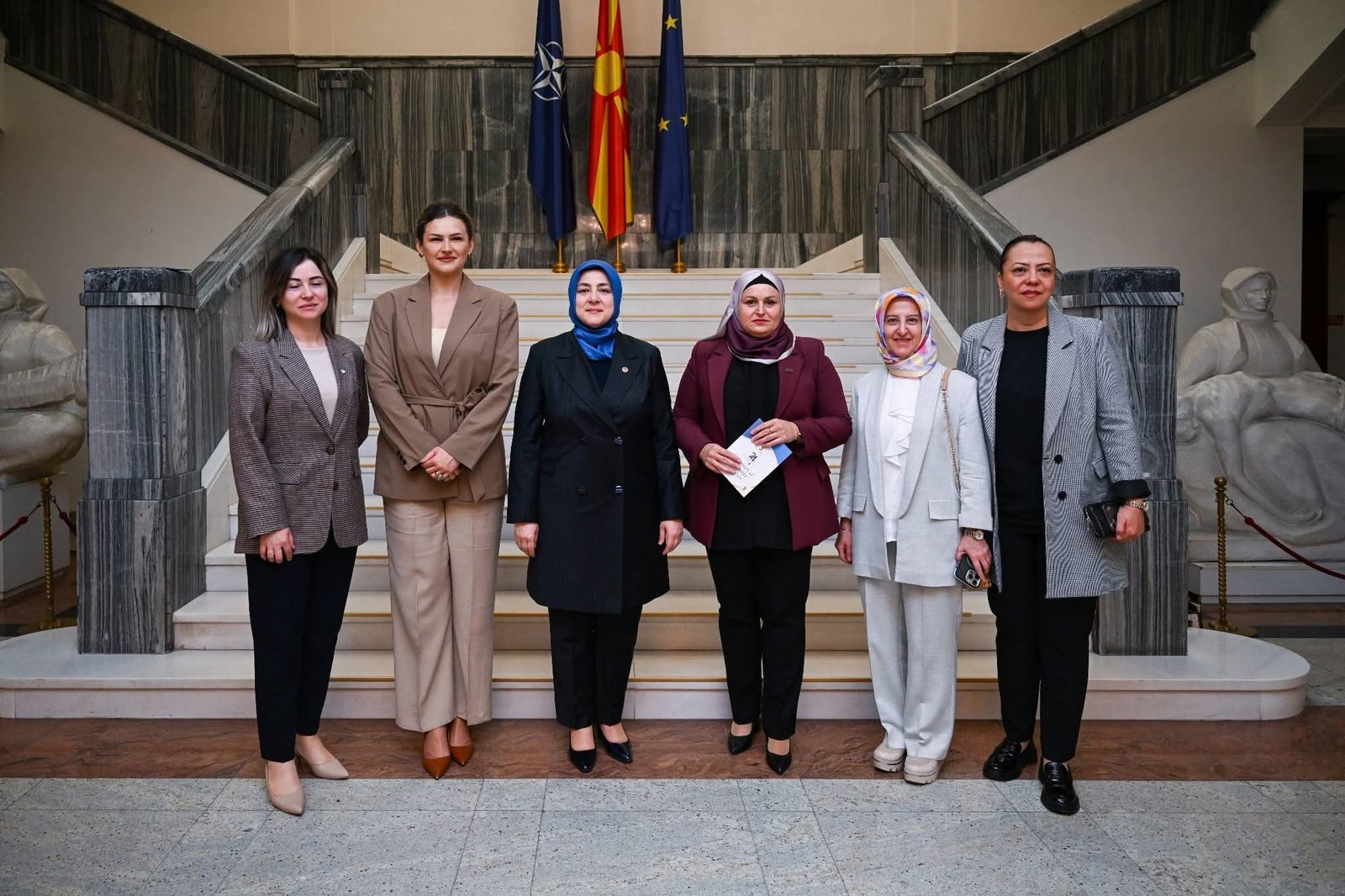 Imerlije Saliu mirëpret delegacionin turk në Shkup