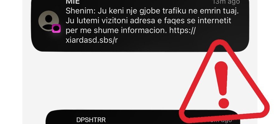 SMS mashtruese në emër të MPB së  qytetarët paralajmërohen të mos hapin lidhjet e dyshimta