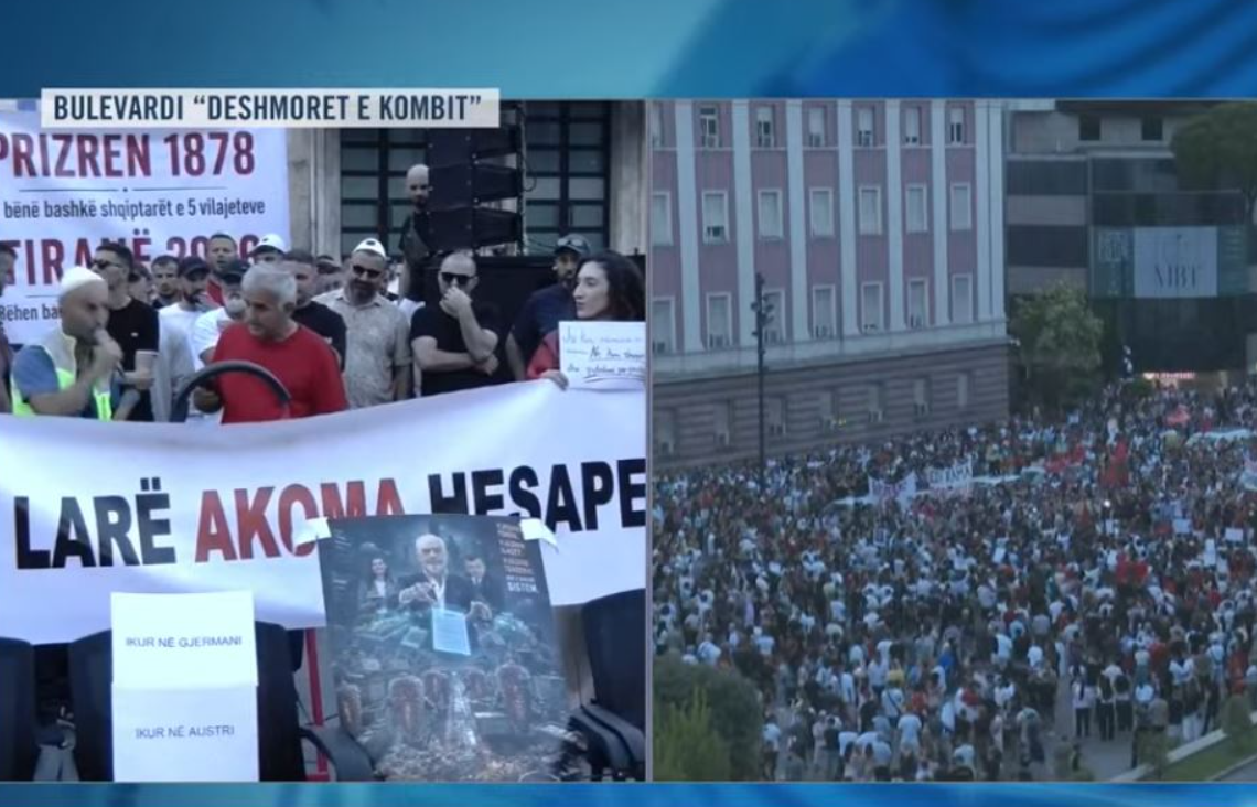 Revolta kundër Ramës   Të çlirojmë Mëmëdheun   protestuesi  Mbi 100 mijë shqiptarë të Amerikës  janë të gatshëm të kthehen në mëmëdhe