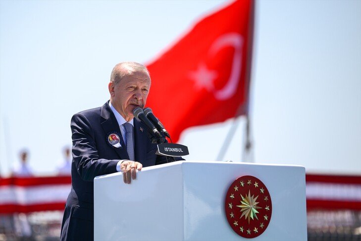 Erdogan  Turqia eksporton për herë të parë një anije luftarake në një vend anëtar të NATO s dhe BE së