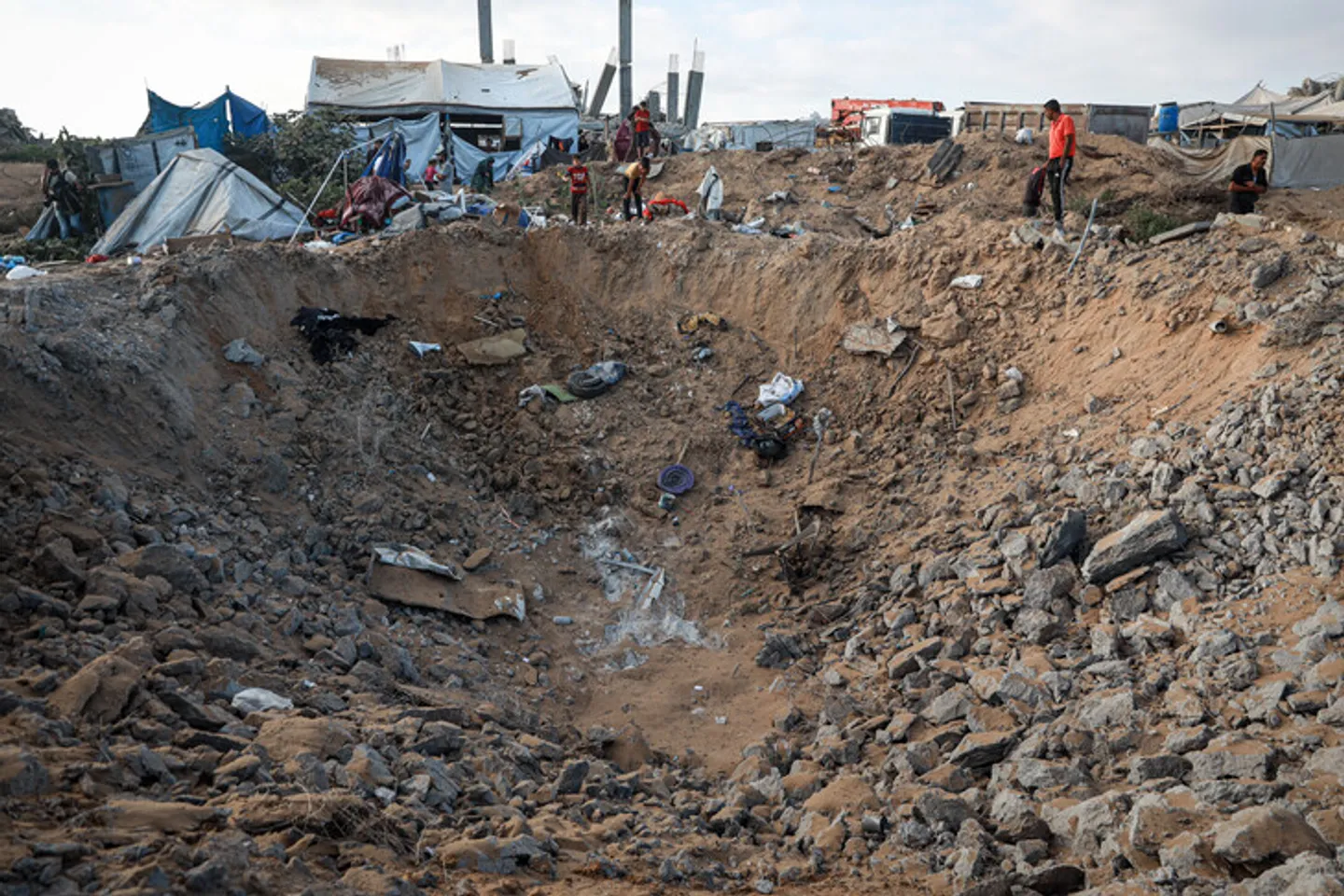 Gaza  sulmi izraelit vr et një fëmijë palestinez në tendat e të zhvendosurve
