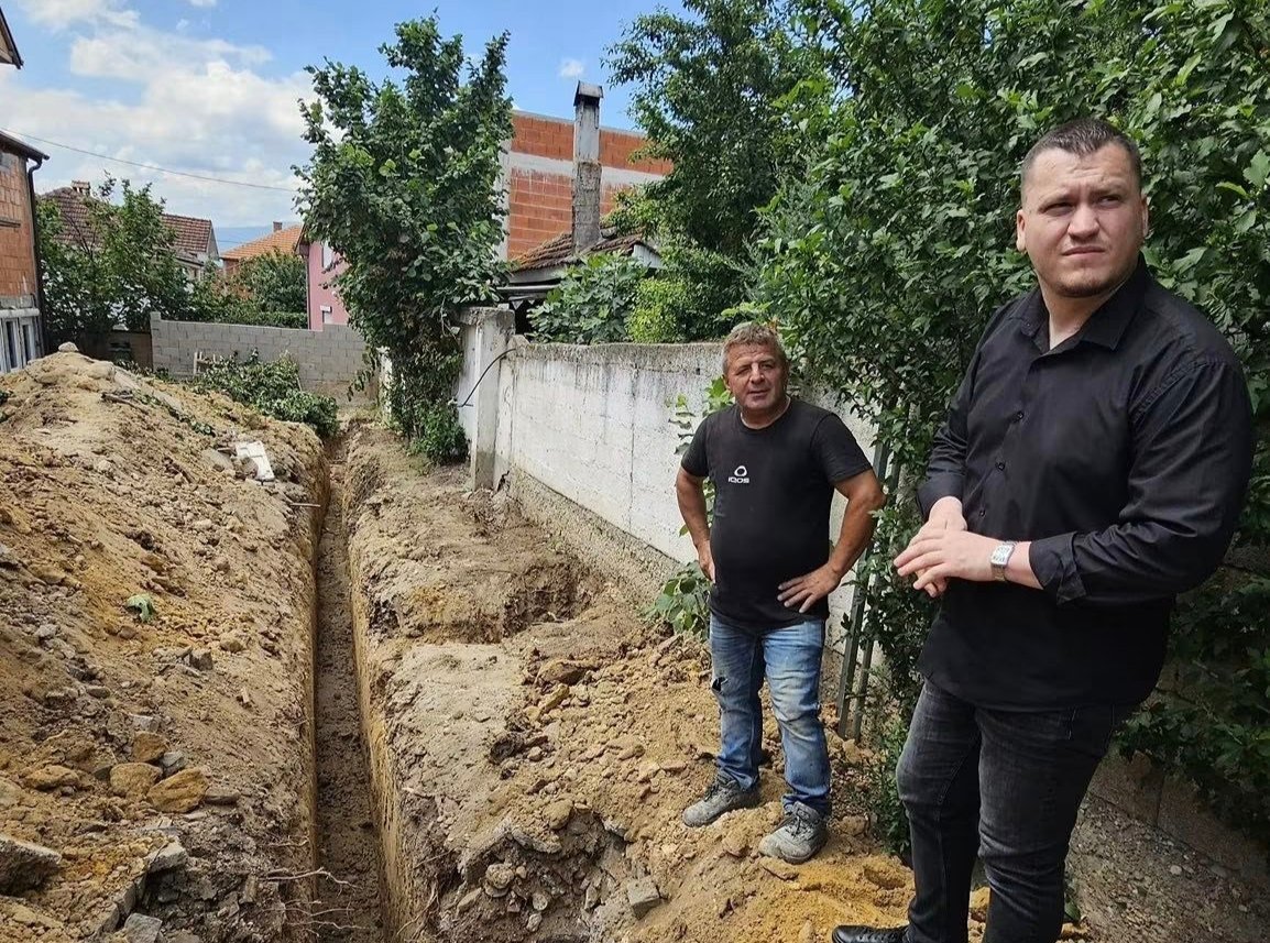 Nis ndërtimi i kanalizimit fekal në Haraçinë  Beqiri  Çdo shtëpi duhet të ketë qasje në infrastrukturë moderne