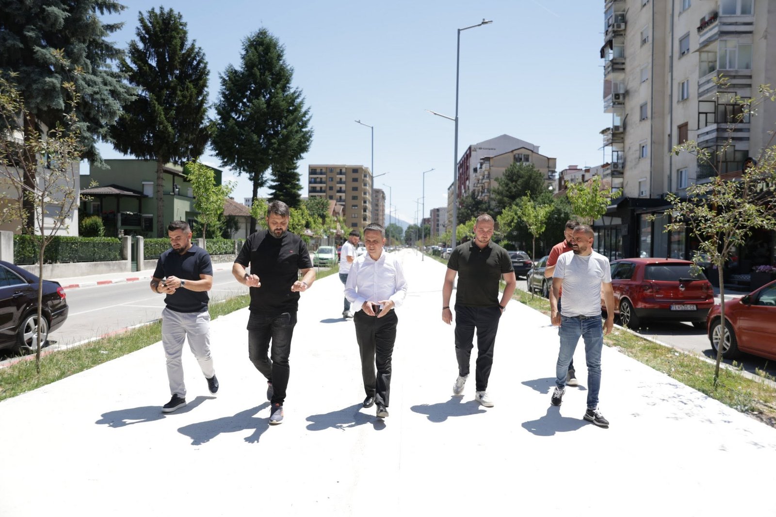 Kasami inspekton punimet në shëtitoren e rrugës  Boris Kidriç   Së shpejti me pamje të re për qytetarët