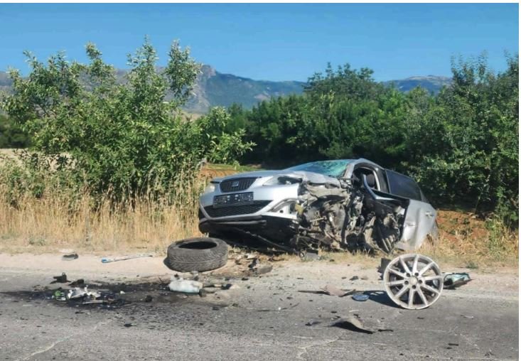 Aksident në rrugën Shkup   Bllacë  lëndohen gjashtë shtetas të Kosovës