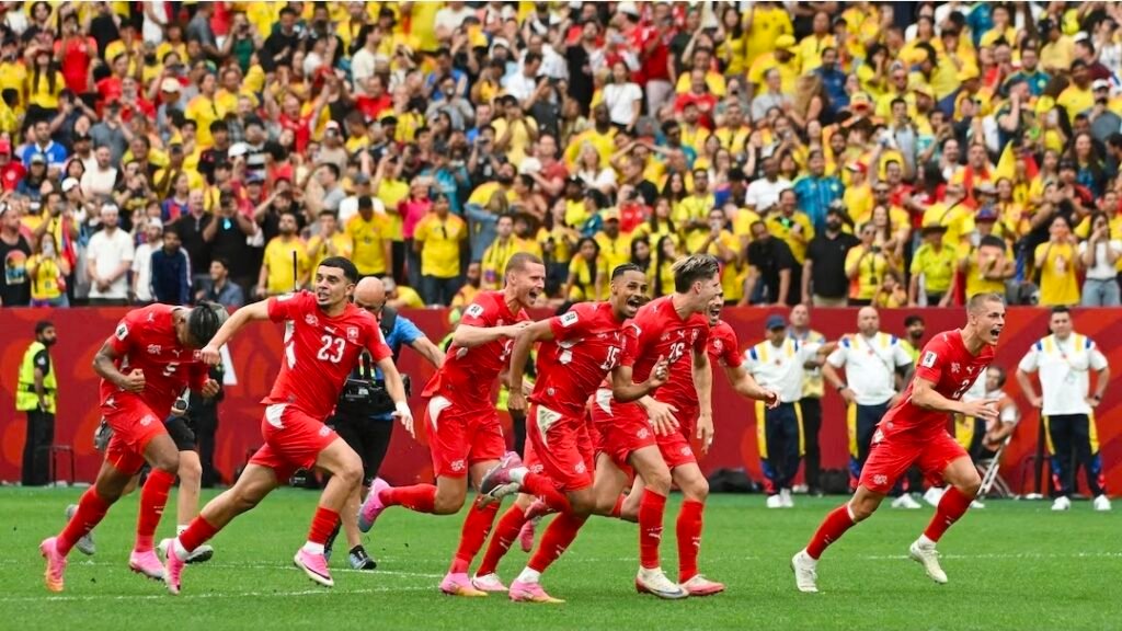 Zvicra eliminon Kolumbinë me penalti dhe siguron çerekfinalen