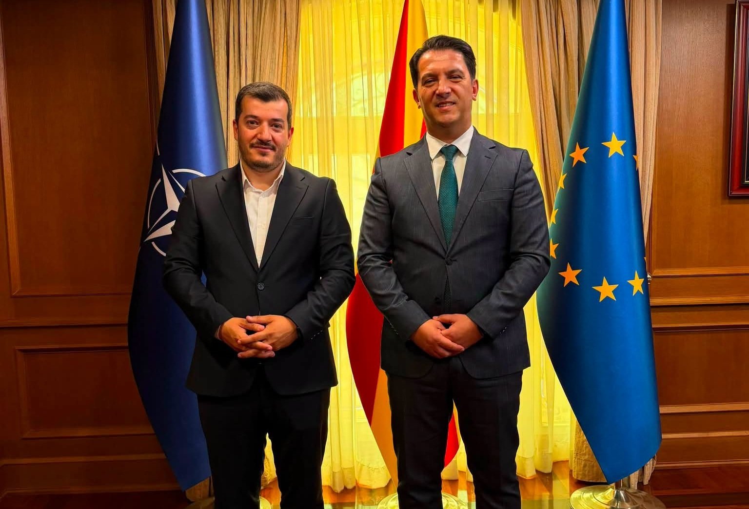 Bekim Sali takon Qemal Krosin  në fokus përmirësimi i shërbimeve publike