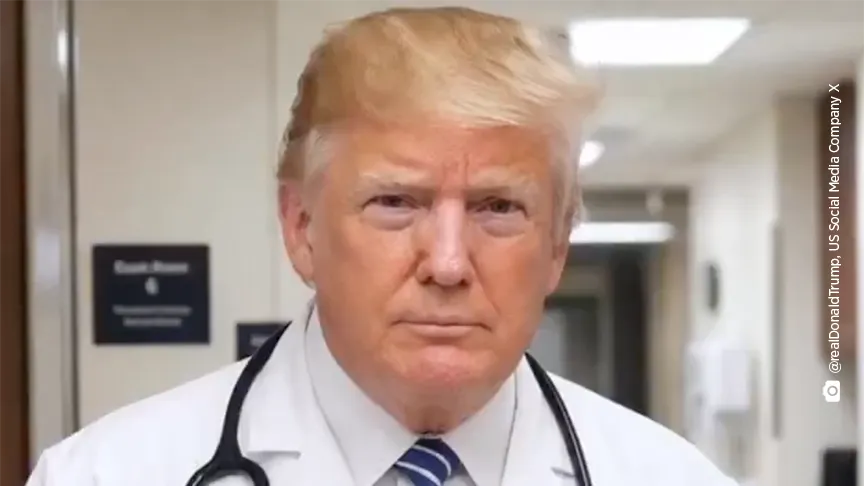 Trump e përshkruan veten si një mjek me Inteligjencë Artificiale