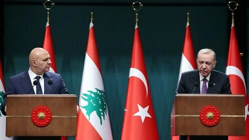Presidenti libanez  Turqia dhe Libani ndajnë  lidhje të rrënjosura thellë   vullnet të fortë për bashkëpunim