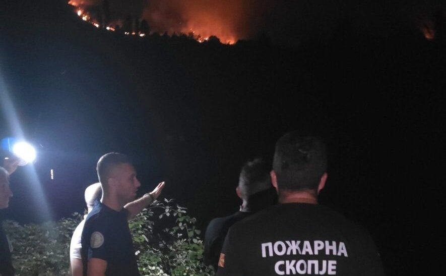QMK  31 zjarre në 24 orë në Maqedoninë e Veriut  5 aktive  më seriozi në Studeniçan dhe Zelenikovë