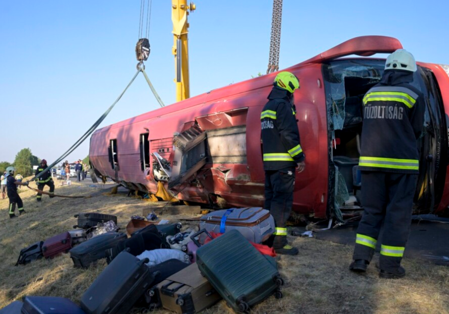 Përmbyset autobusi në Hungari  raportohet për viktima