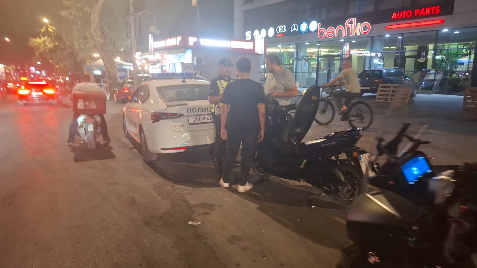 Nata e kontrolleve në Shkup  262 kundërvajtje  102 motoçiklistë të sanksionuar dhe 6 të arrestuar