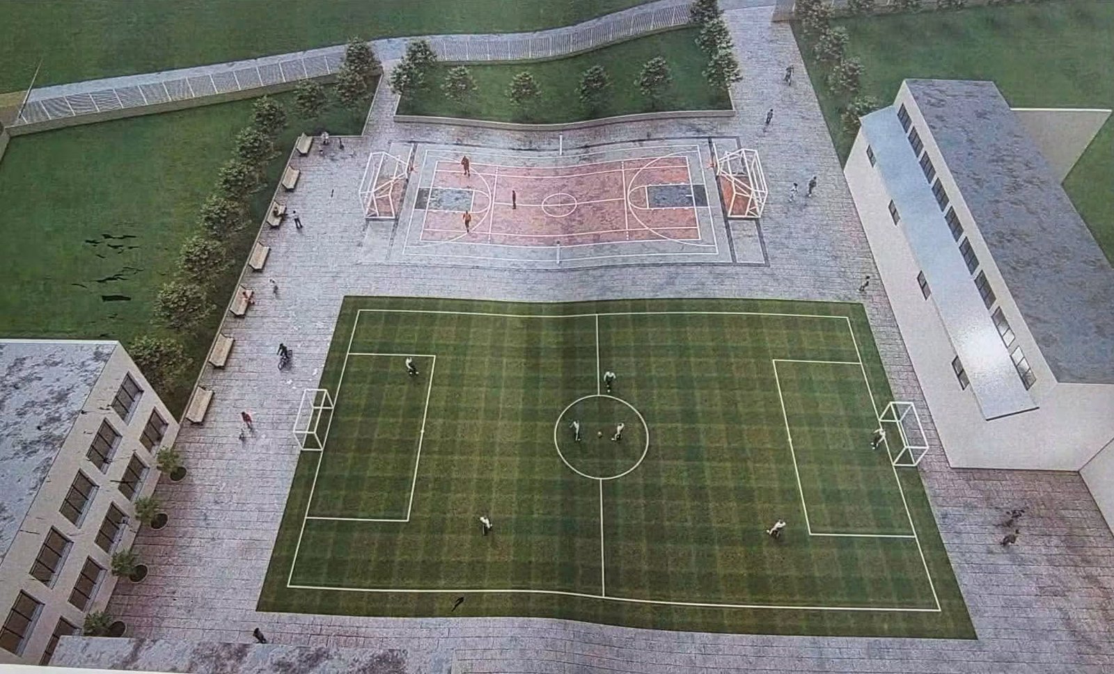 Bilall Kasami  Premtimi u bë punë  fillon ndërtimi i terreneve sportive në Gjimnazin e Tetovës