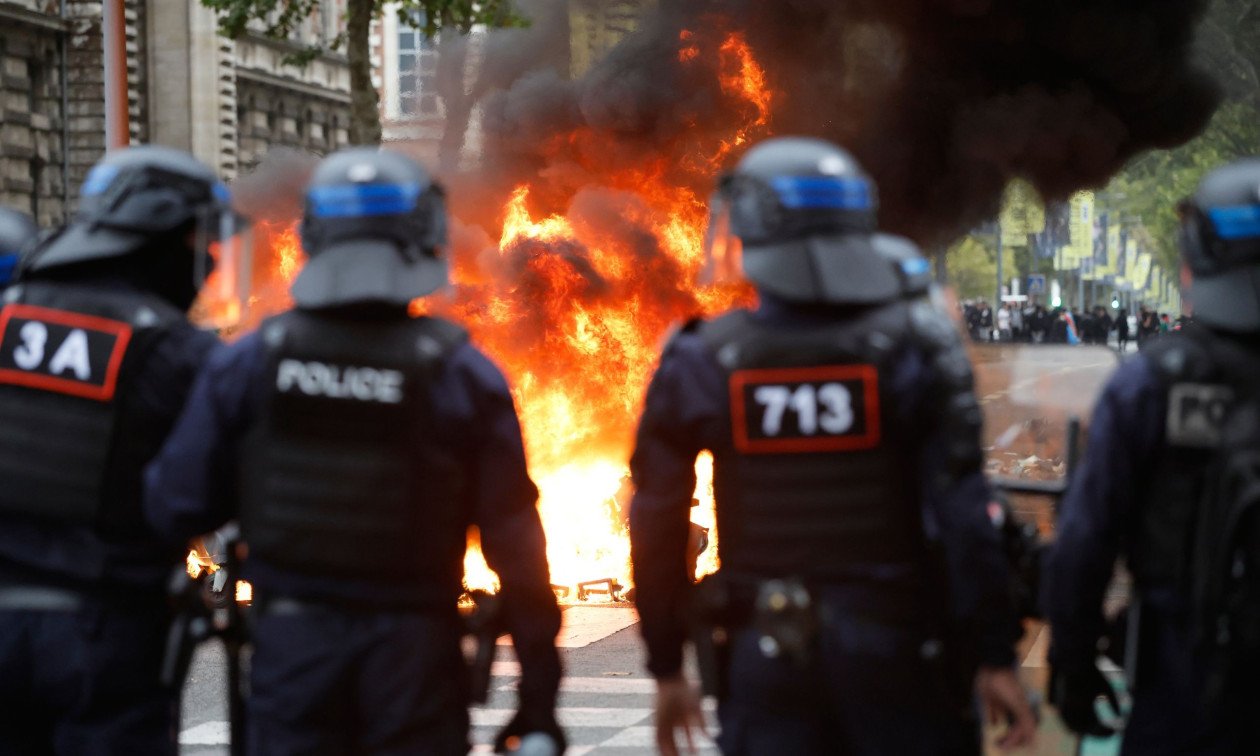  VIDEO  Përshkallëzohen protestat studentore në Francë  arrestime dhe incidente në Lyon e Lille  76 të plagosur