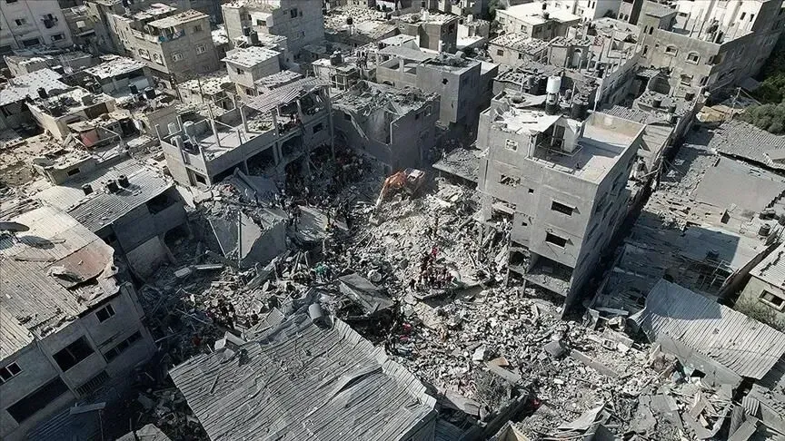 Nëntë palestinezë të vrarë nga shembja e një ndërtese të dëmtuar nga lufta në qytetin e Gazës