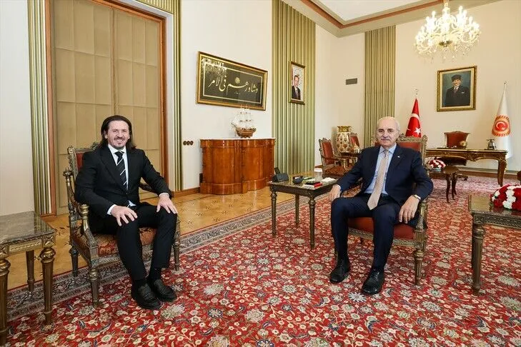 Kryeparlamentari turk priti në takim ministrin e Kulturës dhe Turizmit të Maqedonisë së Veriut