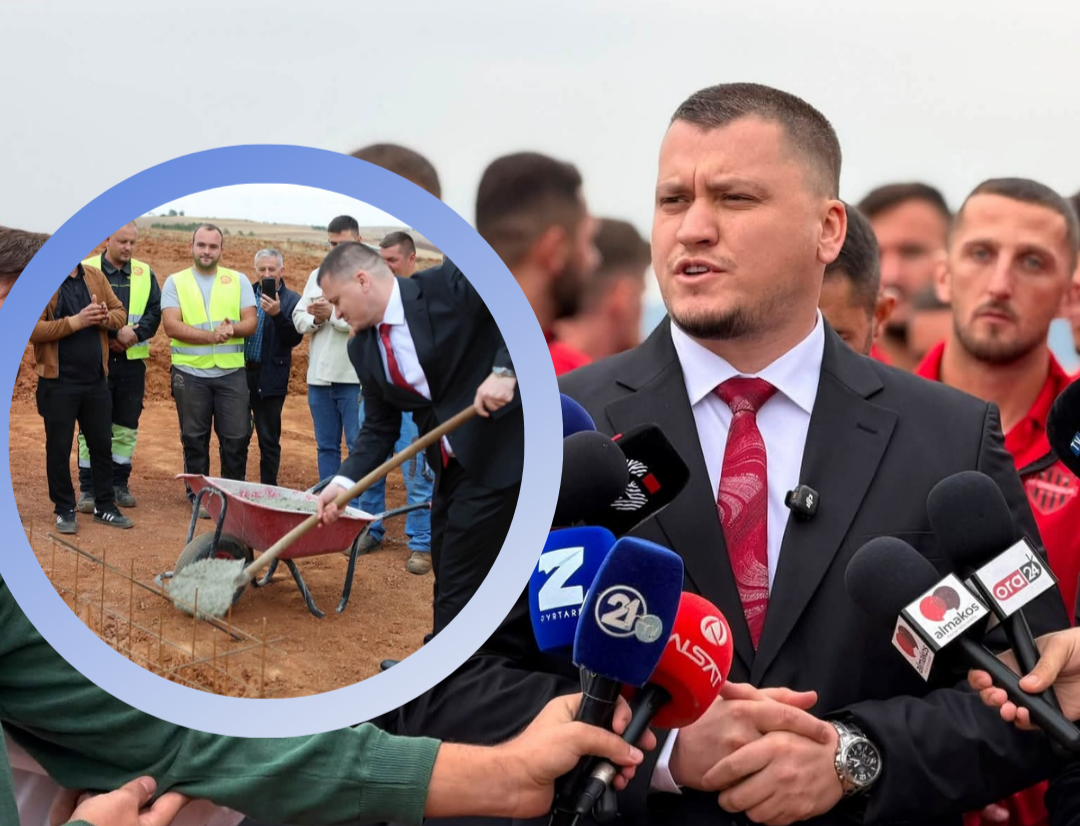 Haraçina nis ndërtimin e stadiumit të Shkëndijës  Beqiri  Po ndërtojmë trashëgiminë e 50 viteve të ardhshme