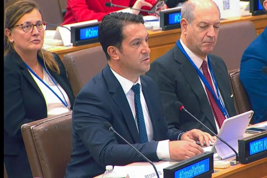 Bekim Sali  Maqedonia e Veriut riafirmon mbështetjen për sovranitetin dhe integritetin territorial të Ukrainës