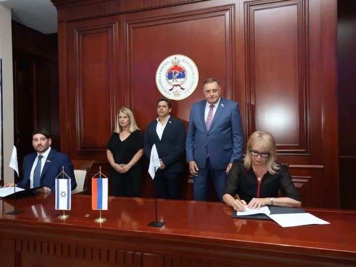 Ambasadorja e Izraelit në Shqipëri krah Dodikut  Izraeli zyrtarizon bashkëpunimin me Republika Srpska
