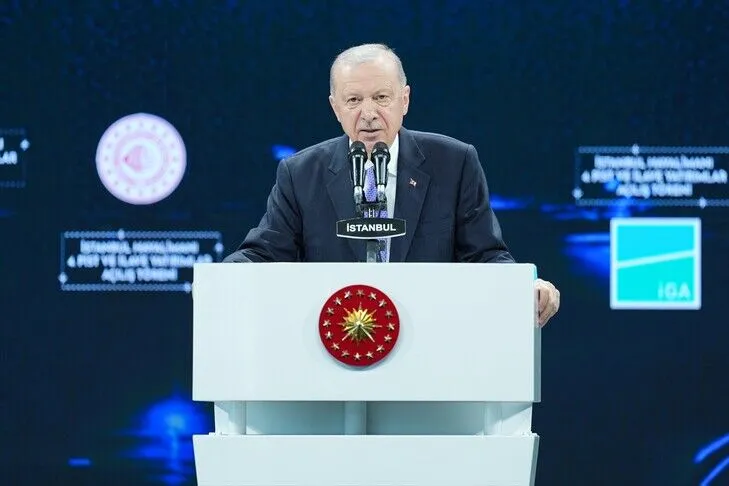 Presidenti Erdogan  Pista e katërt e Aeroportit të Stambollit do të rrisë lidhjen e tij globale