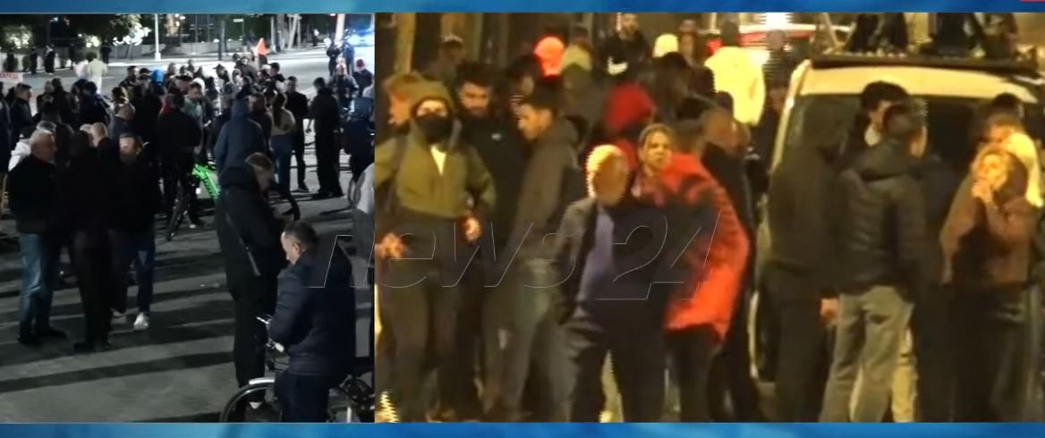 Studentë dhe qytetarë vijojnë qëndresën para Kryeministrisë  Rama të dorëhiqet