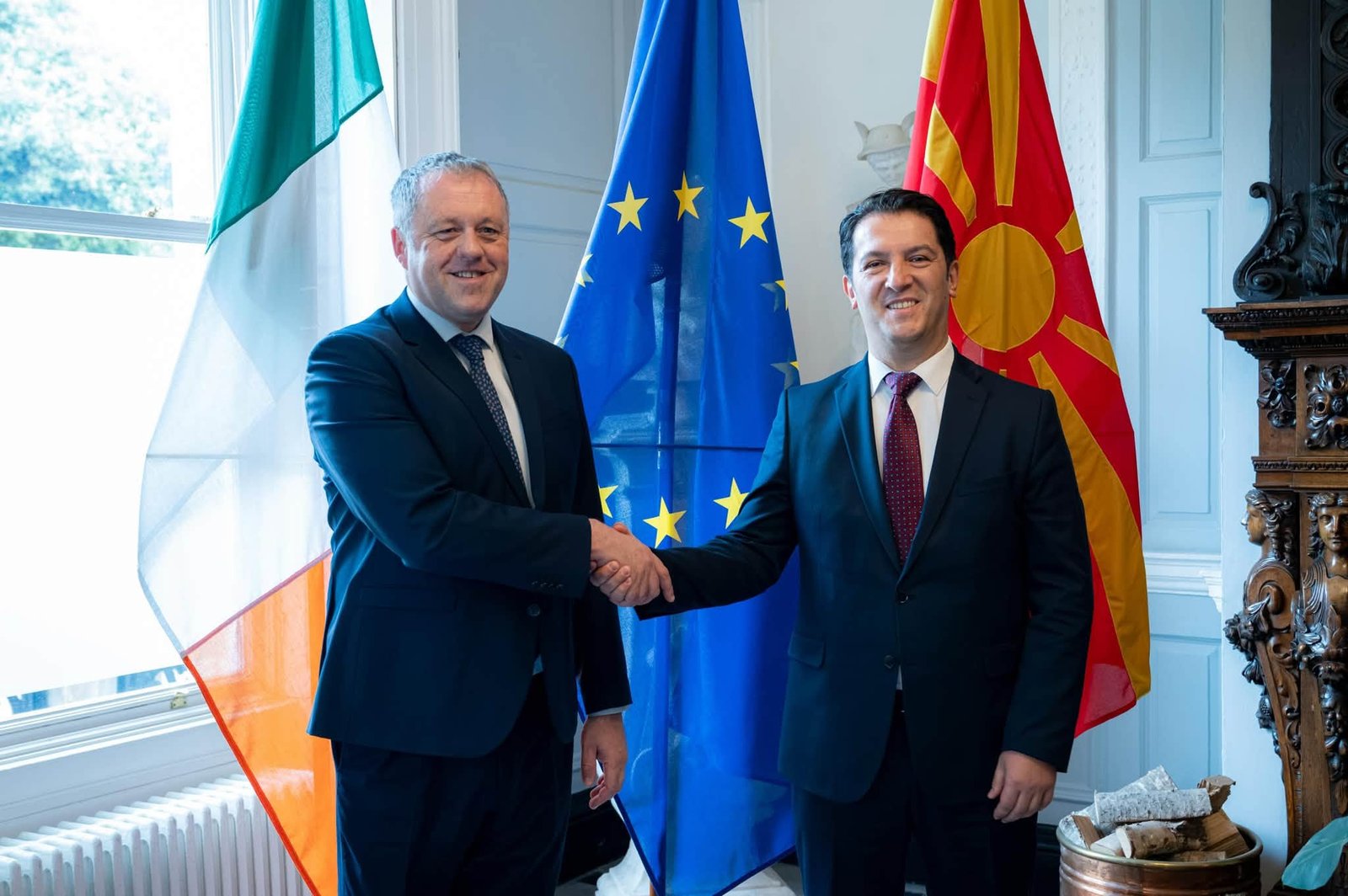 Sali në Dablin takon ministrin irlandez për Çështje Evropiane  Zgjerimi i BE së duhet të shoqërohet me vendime të drejta dhe konkrete