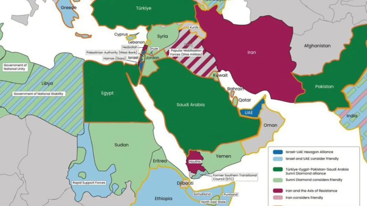 Harta e Netanyahut paraqet RSF në si  miqësore  me Izraelin dhe Emiratet e Bashkuara Arabe  si dhe mbështetjen për lëvizjet separatiste