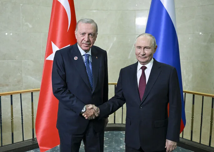 Erdogan dhe Putin diskutojnë mbi marrëdhëniet Turqi Rusi dhe sigurinë në Detin e Zi