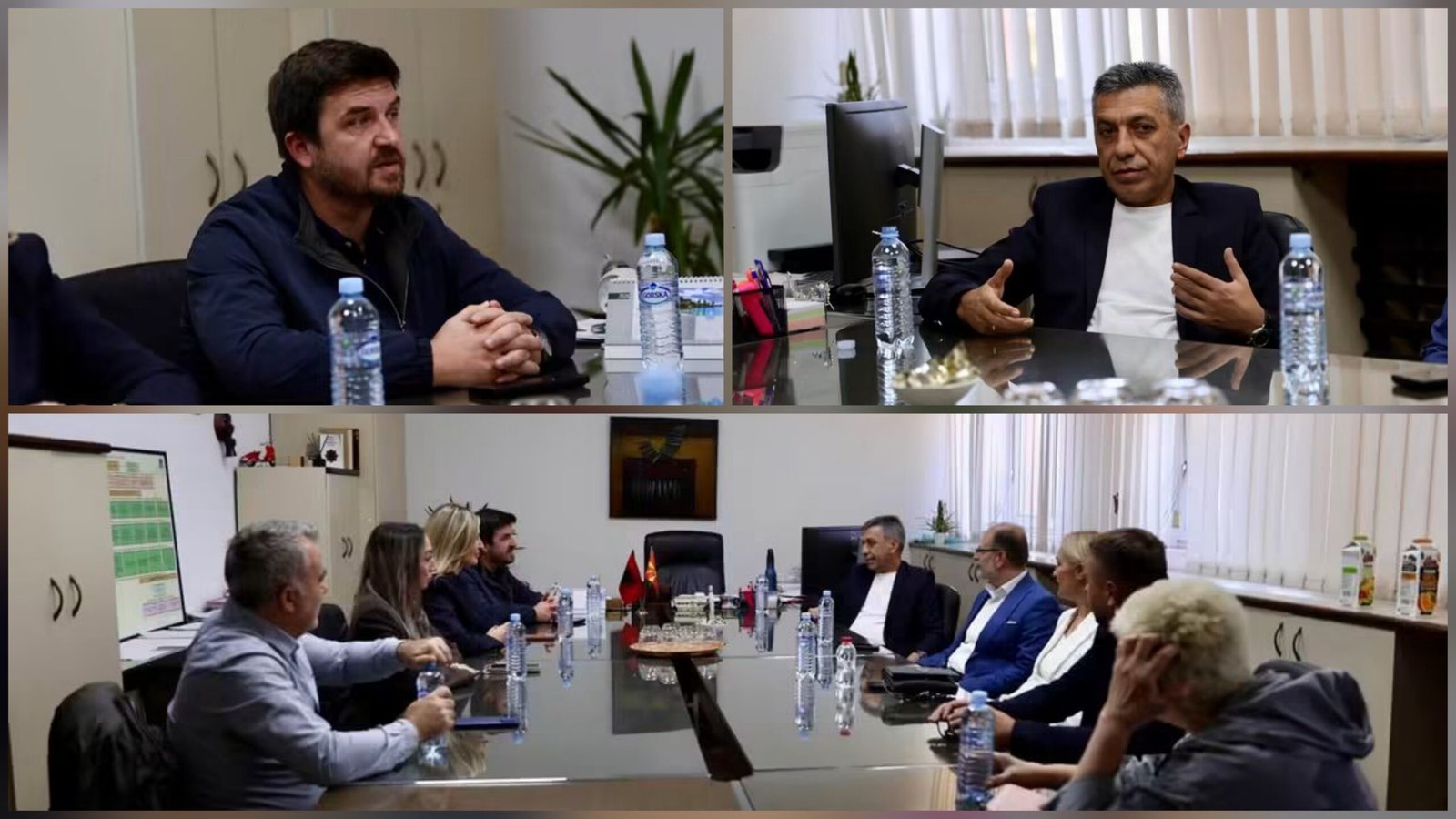 Izet Mexhiti në terren me drejtorin Samir Iseni  Fokus te modernizimi i Poliklinikës së Bit Pazarit