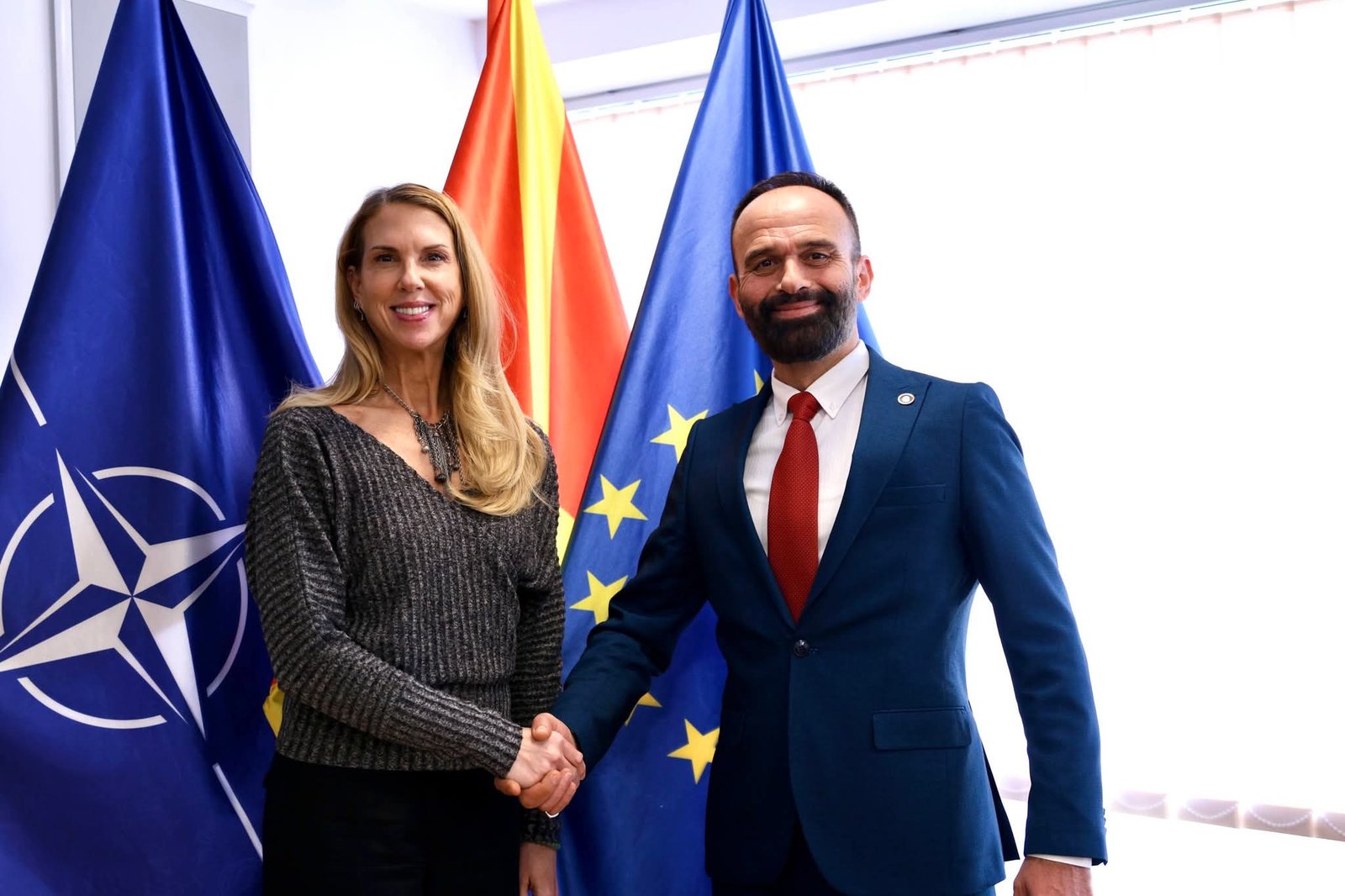 Shasivari takon u d Ambasadoren amerikane  Bashkëpunim për reformat në drejtësi dhe luftën kundër krimit të organizuar
