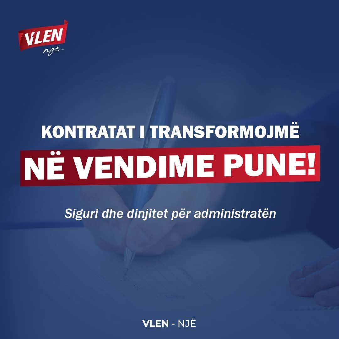 VLEN bashkëpropozon fundin e pasigurisë për punonjësit me kontrata