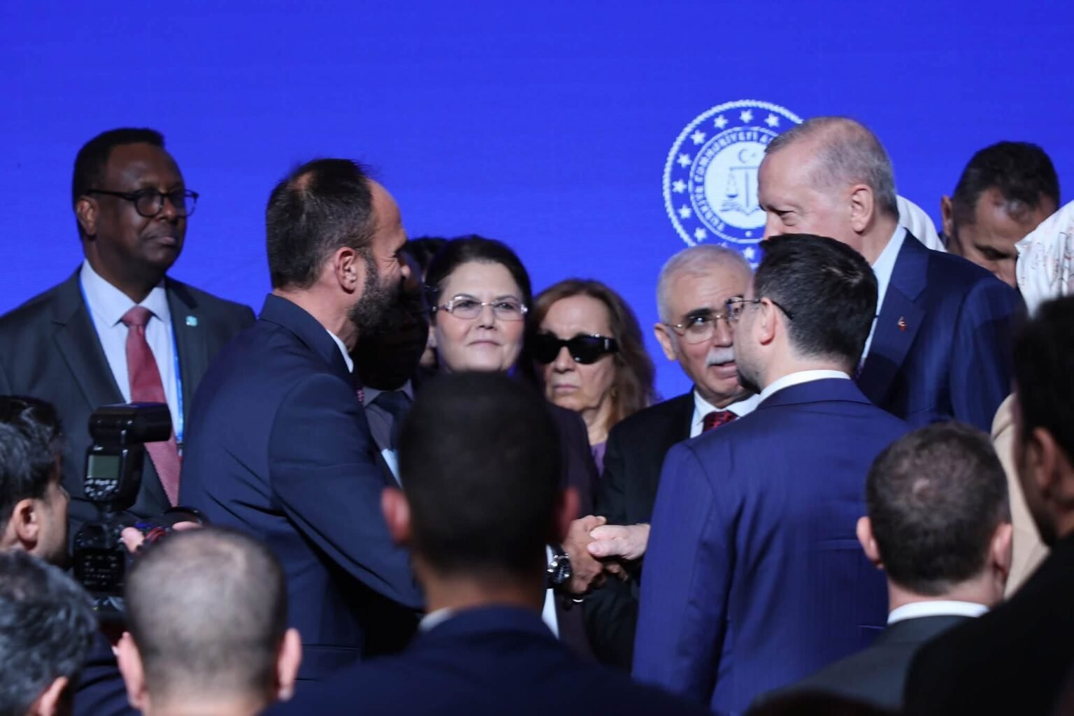 Shasivari takon presidentin turk në Stamboll   Me mikun e vendit tonë  Recep Tayip Erdogan 
