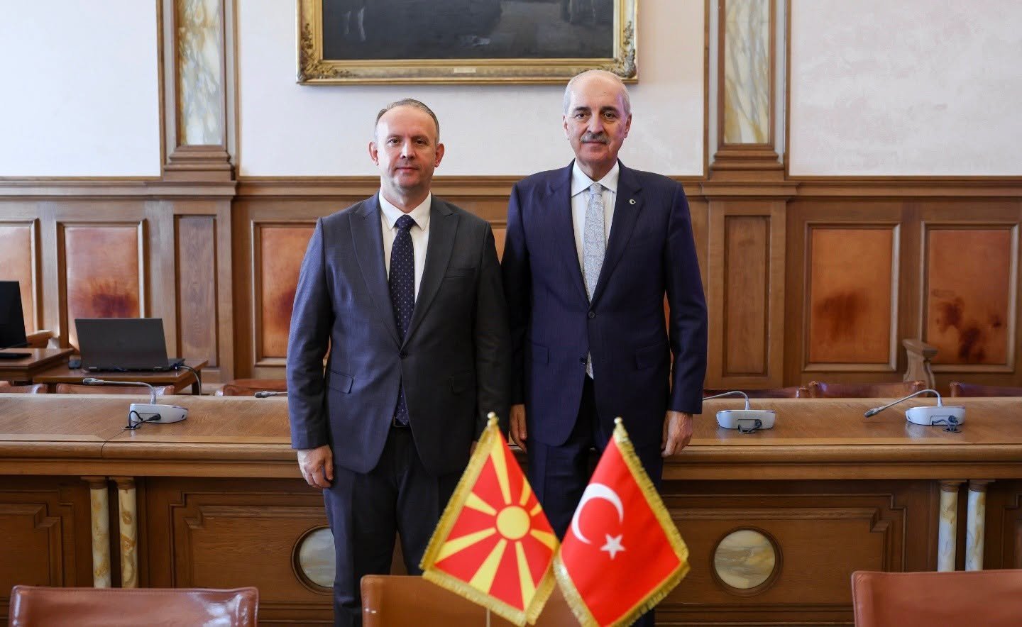 Afrim Gashi takon homologun turk në Romë  diskutojnë zgjerimin e bashkëpunimit ndërparlamentar