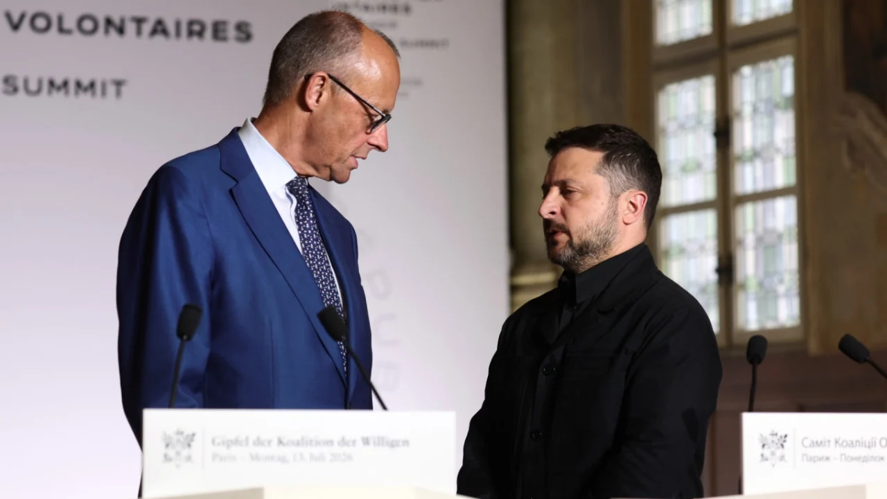 Merz  në Kiev mes bombave  Kancelari viziton Ukrainën pas ofensivës ajrore ruse  Zelensky premton hakmarrje